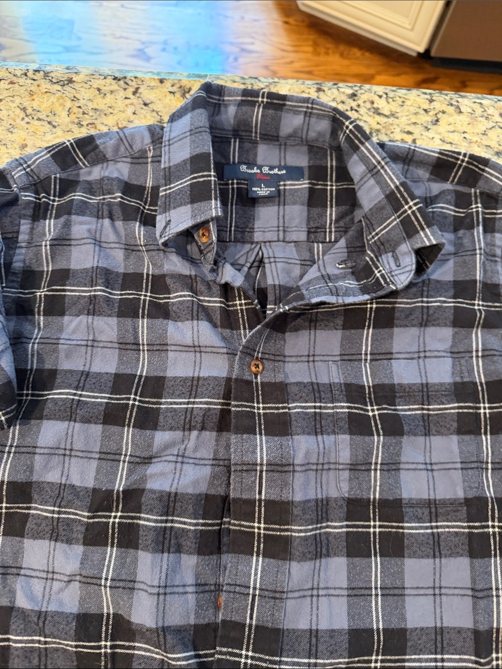 Brooks Brothers Boys flannel button down shirt